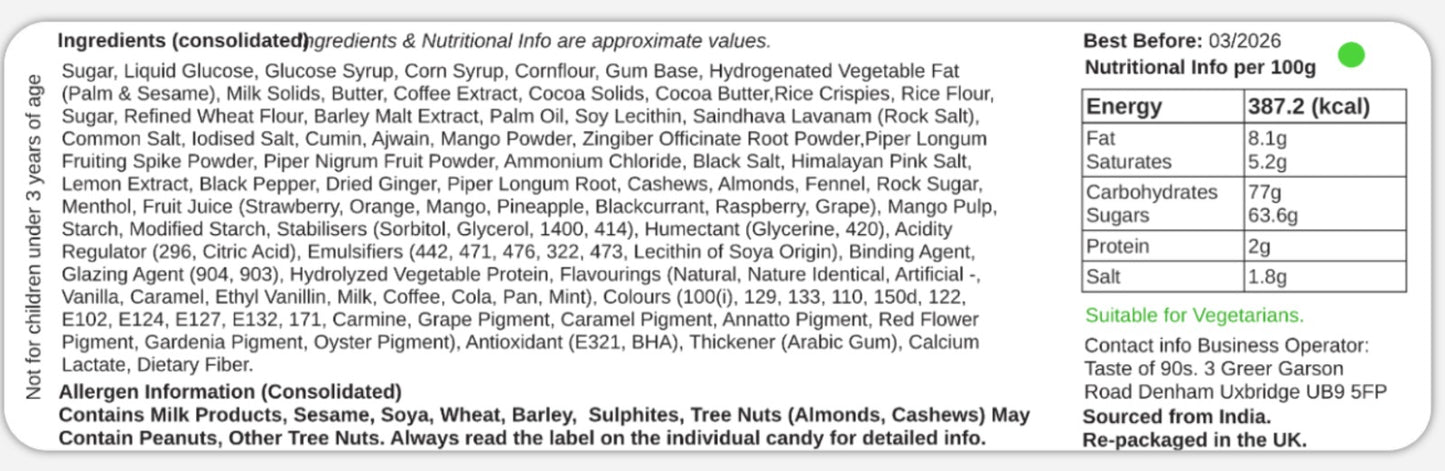 Nostalgic Burst Selection of 50 (V)